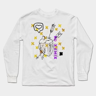 Heart collage Long Sleeve T-Shirt